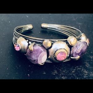 Vintage Italian cuff bracelet